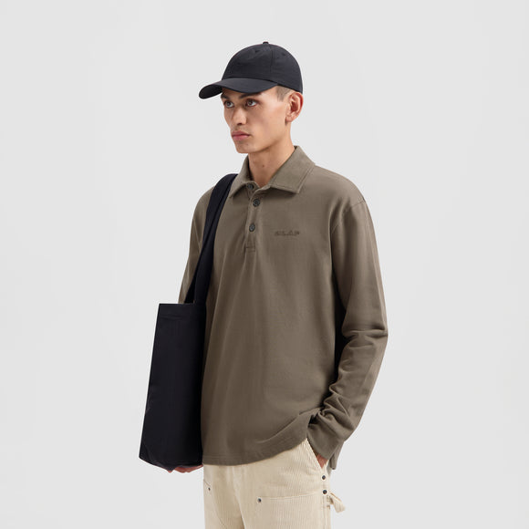 Heavyweight Studio Polo - Taupe