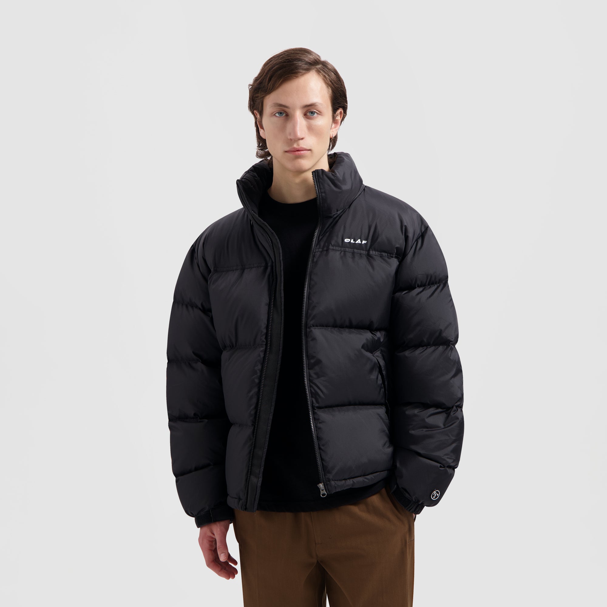 Wantdo Men's Plus Size Winter Jacket Insulated Puffy Coat Windproof Puffer  Jacket Black 2XL 