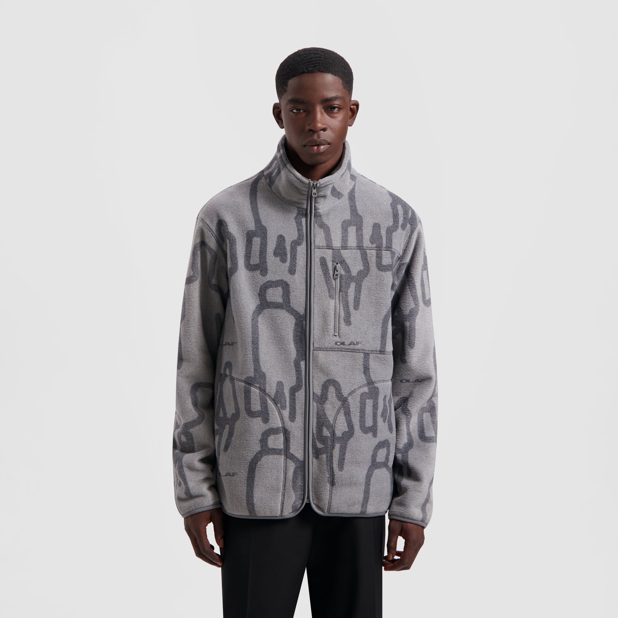 Passenger Zip Up Fleece - Shade Grey