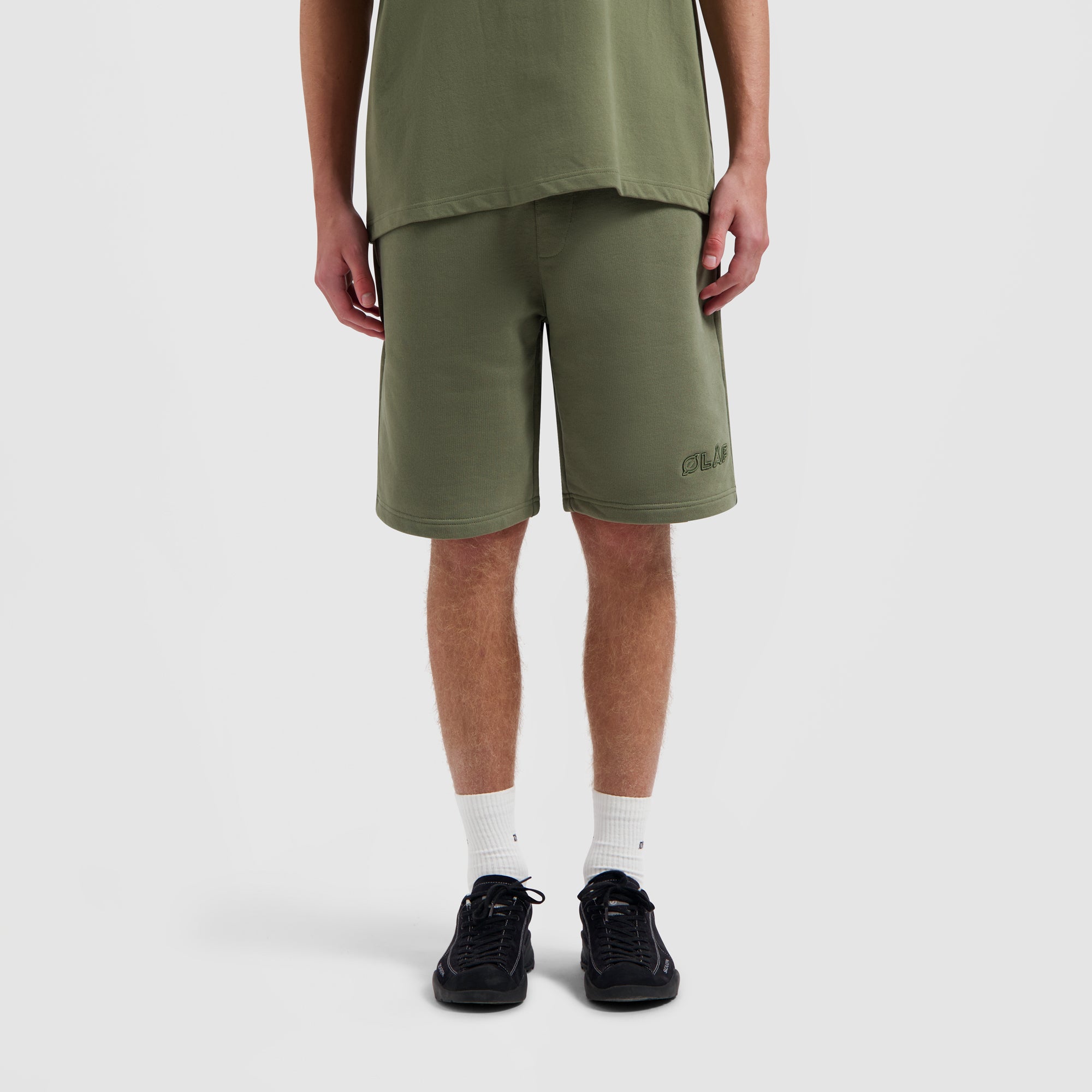 Studio Sweat Shorts - Pewter Green