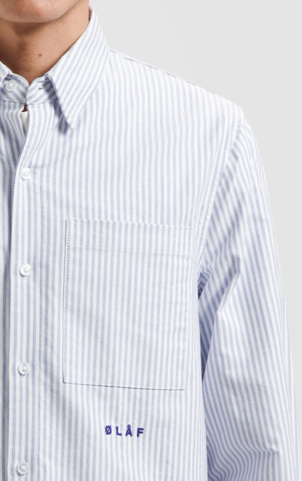Oxford Shirt - Blue Stripe