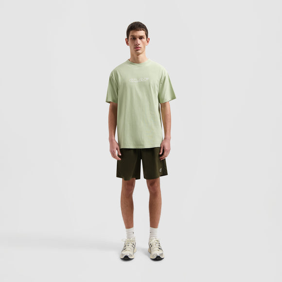 Face Swim Shorts - Army Green