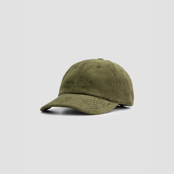 Corduroy Cap - Army Green