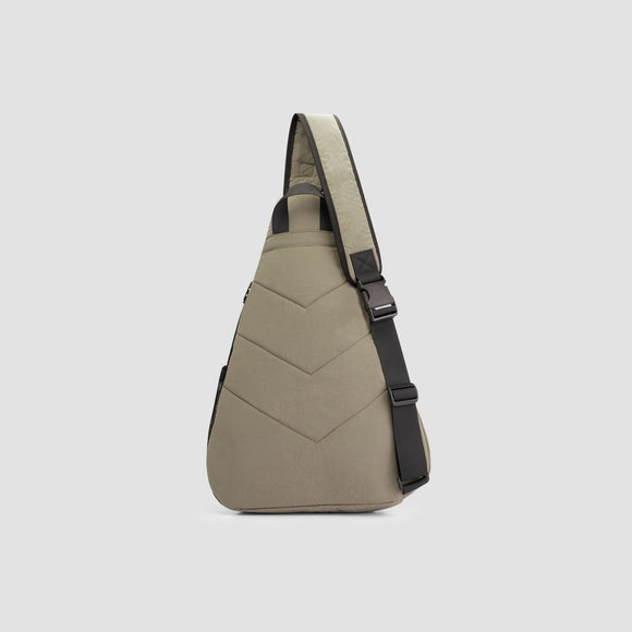 Nylon Sling Bag - Grey