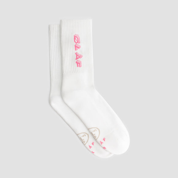 Triple Logo Socks - White