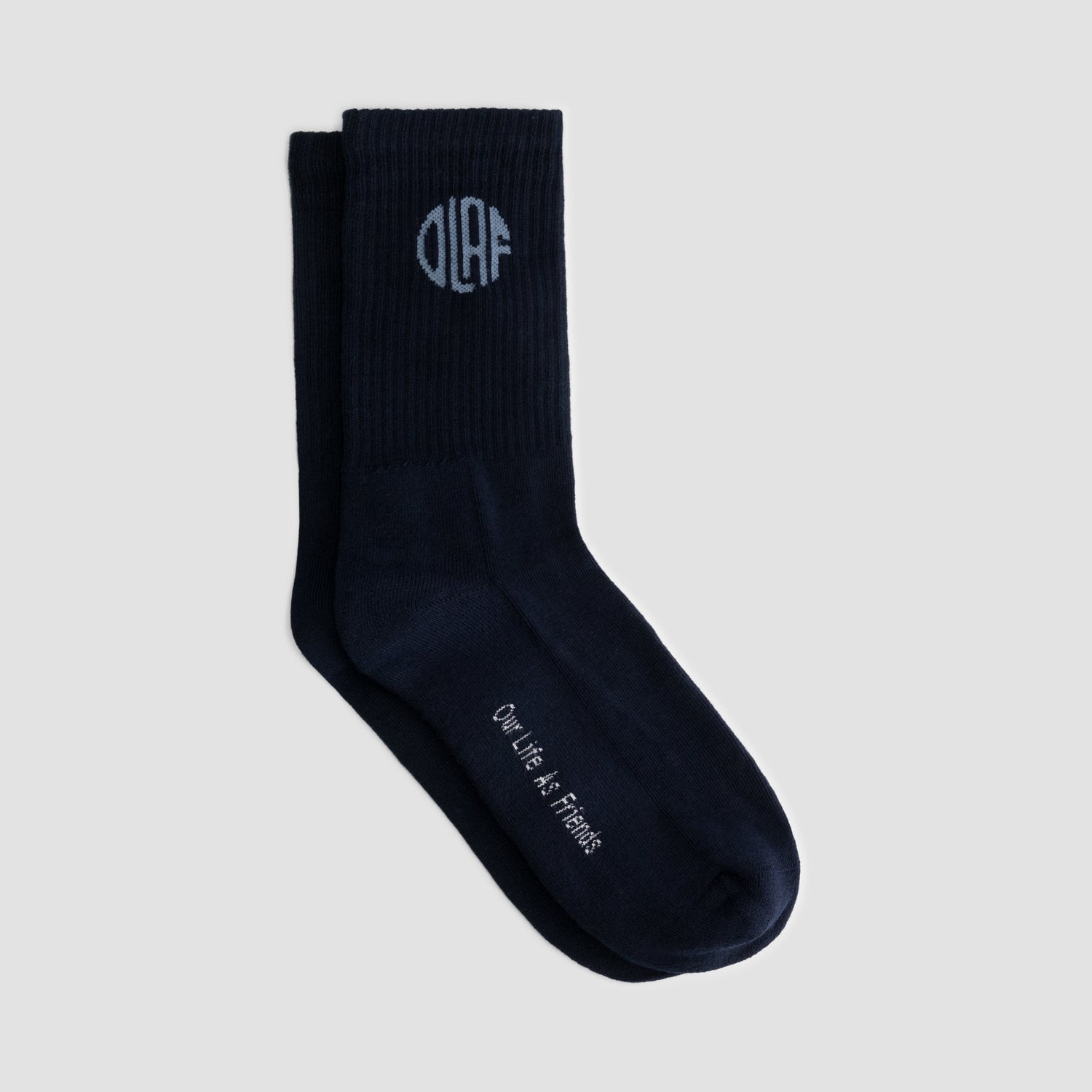 Circle Logo Sock - Navy