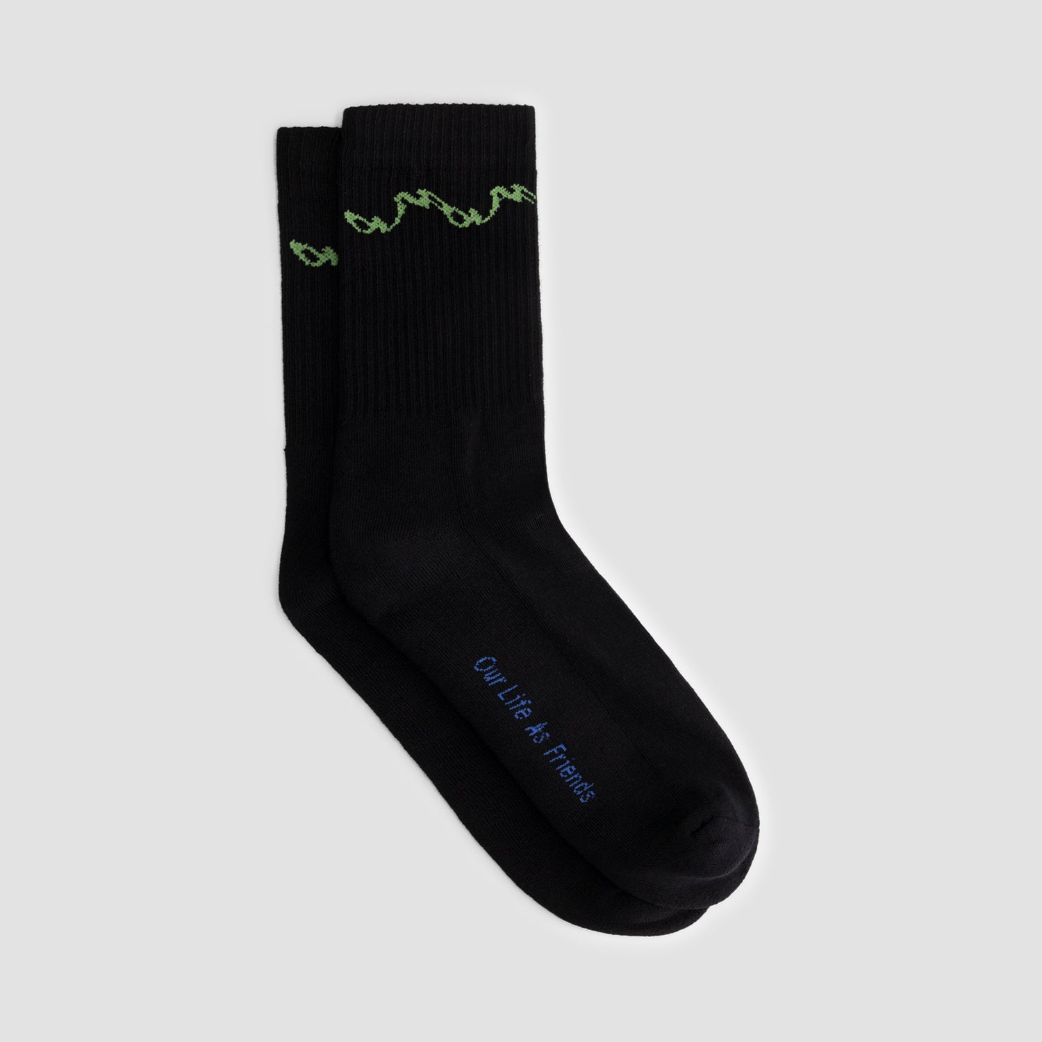 Wavy Drift Socks - Black