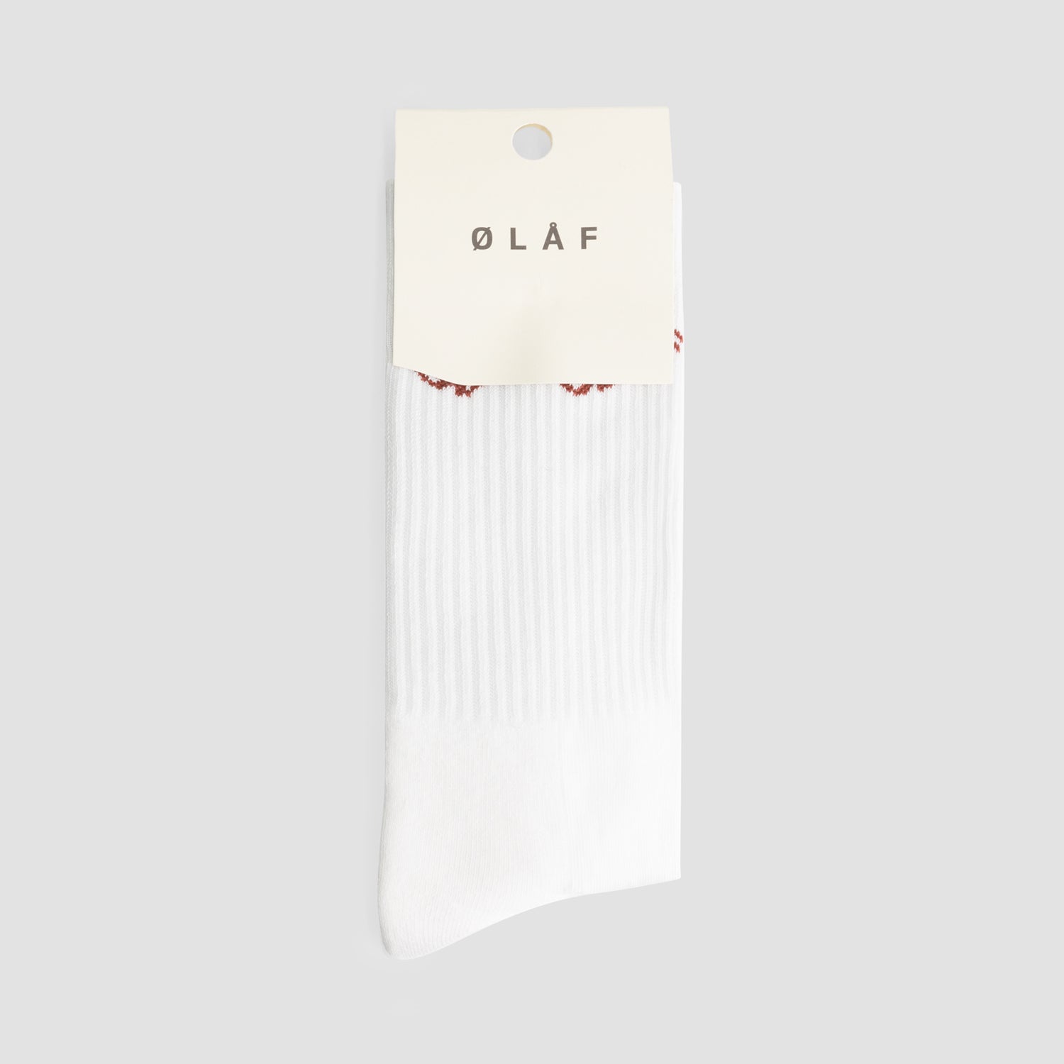 Wavy Drift Socks - Optical White