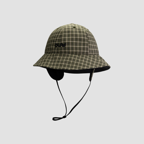 Checked Bucket Hat - Green