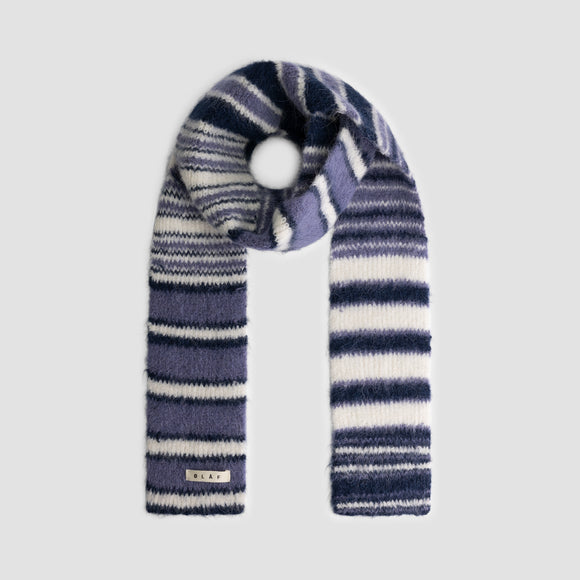 Multi Stripe Scarf - Hazy Blue