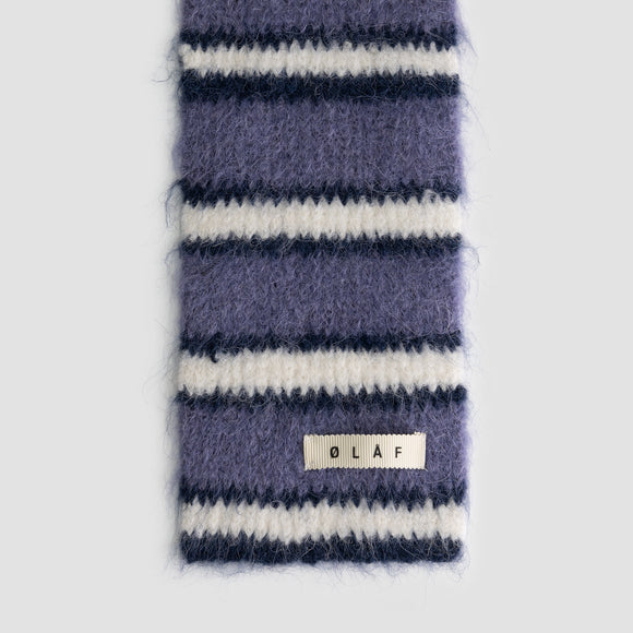 Multi Stripe Scarf - Hazy Blue