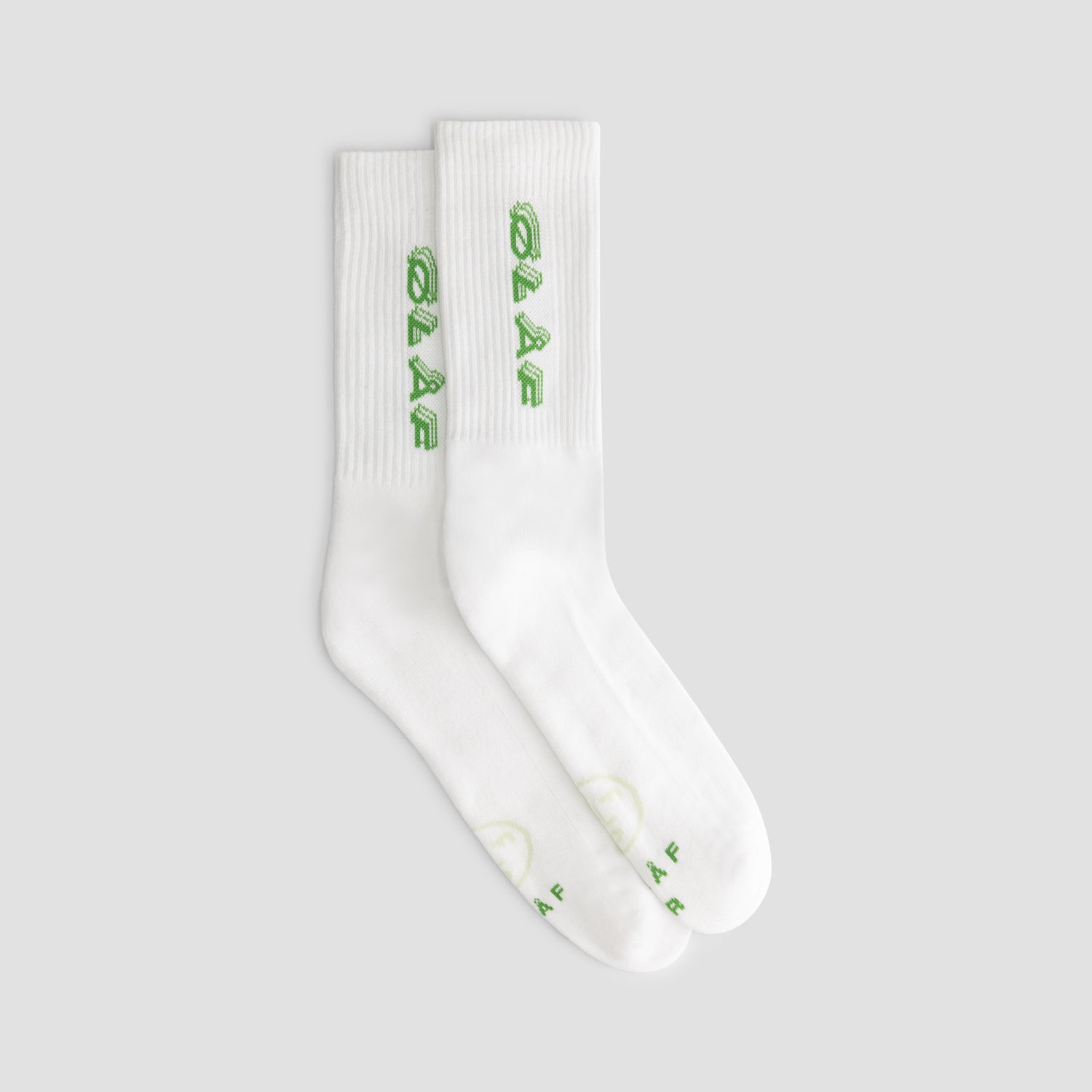 Triple Italic Socks - Optical White