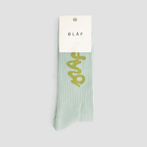 Signature Logo Socks - Pale Green