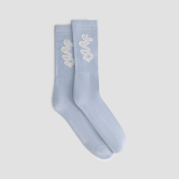 Signature Logo Socks - Baby Blue