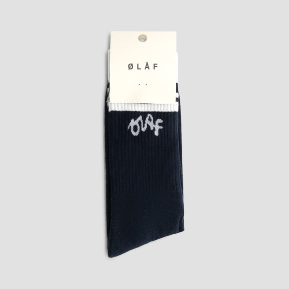 Varsity Socks - Navy