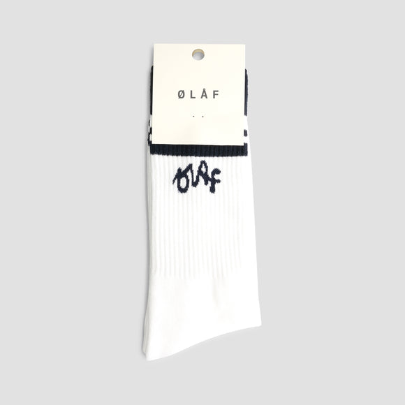 Varsity Socks - Optical White