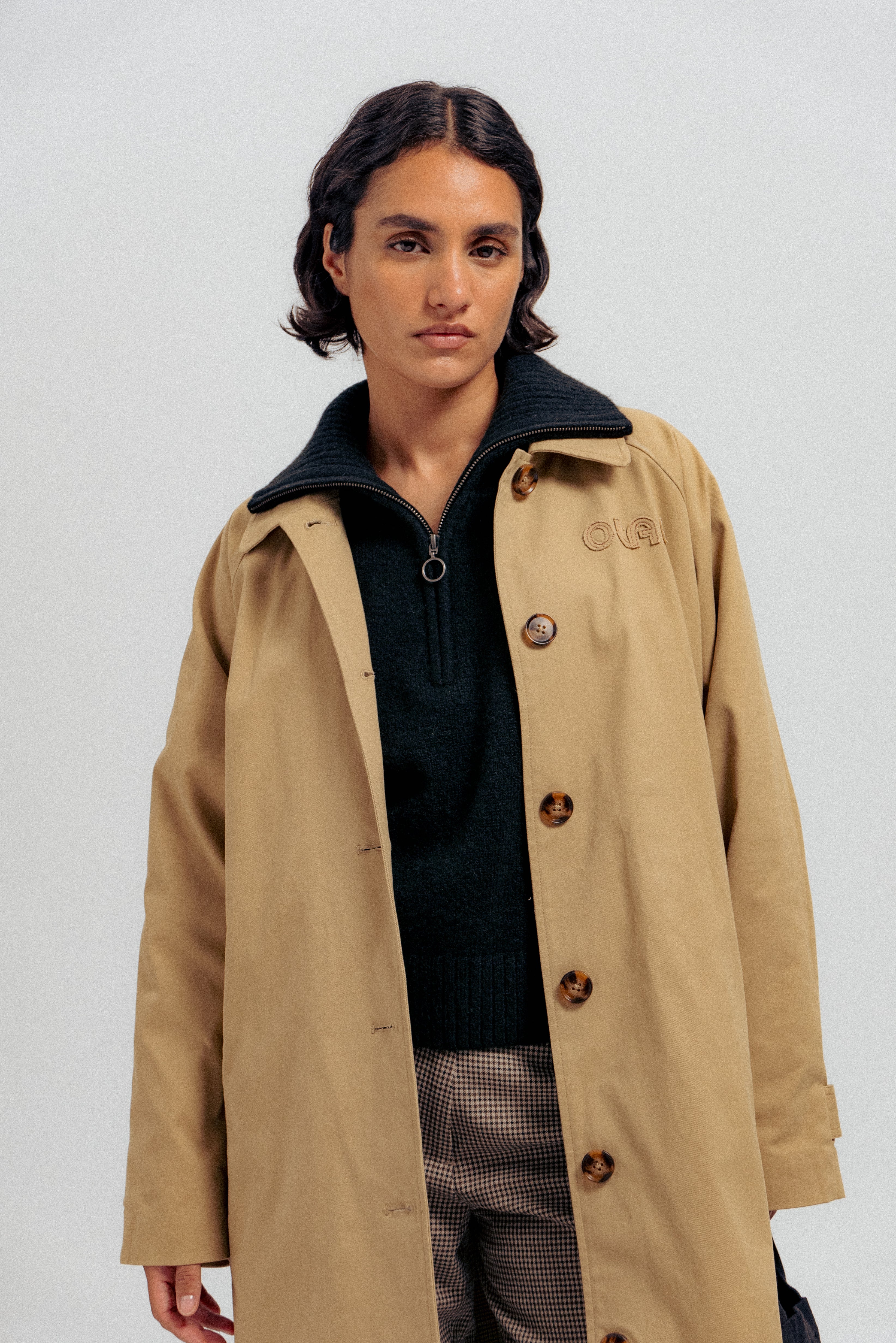 WMN Trench Coat - Khaki