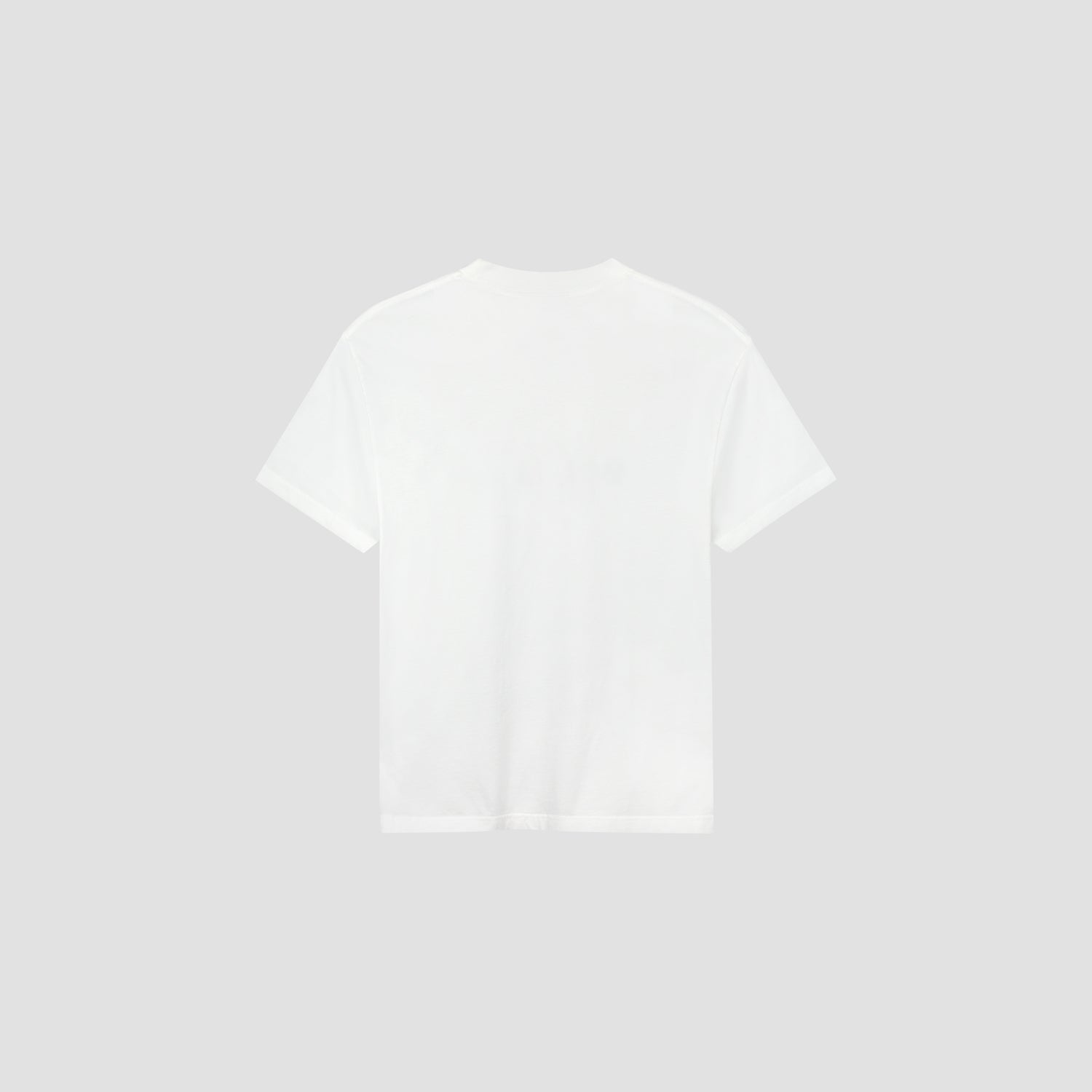 Sans Embroidered Tee - Optical White