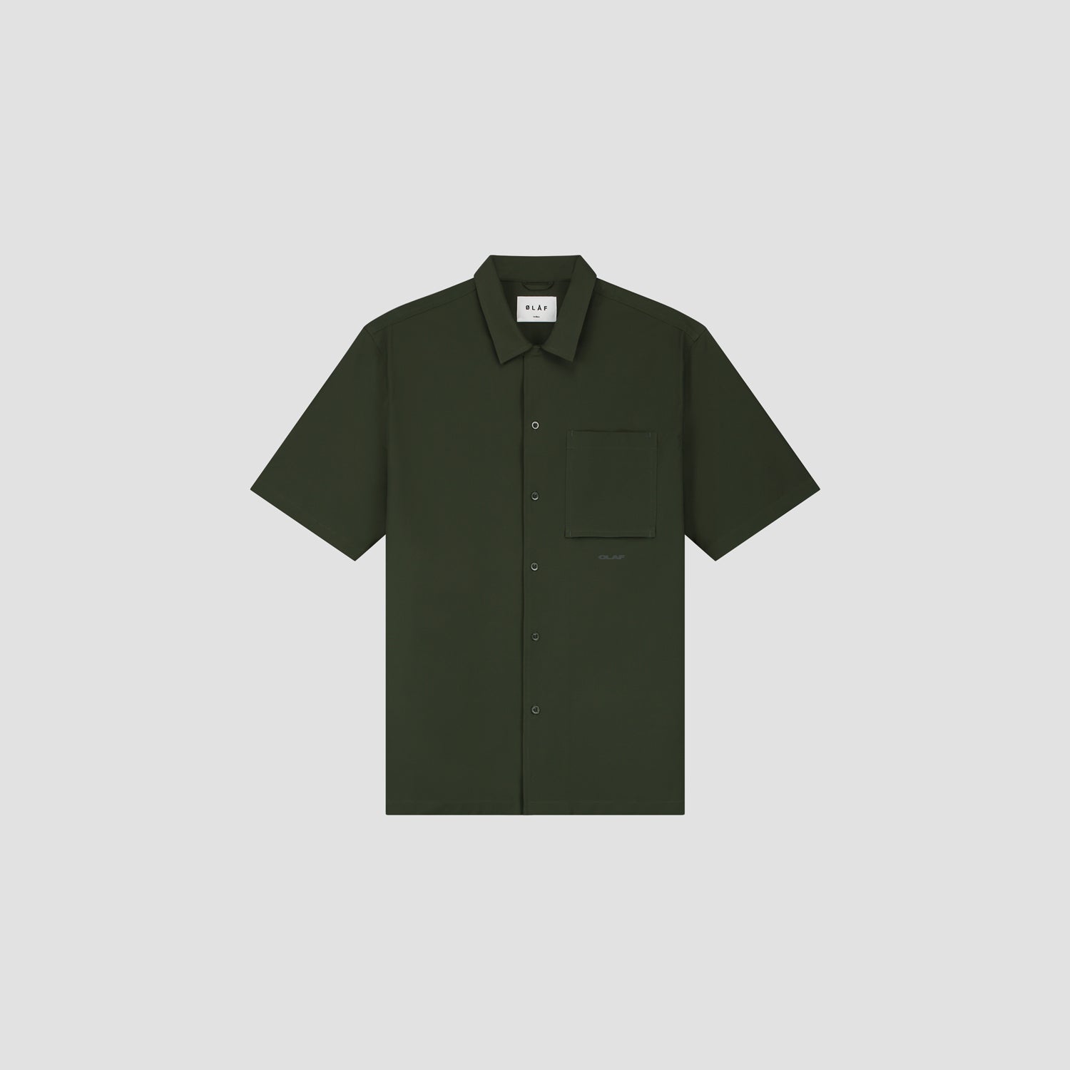 Nylon SS Shirt - Pewter Green