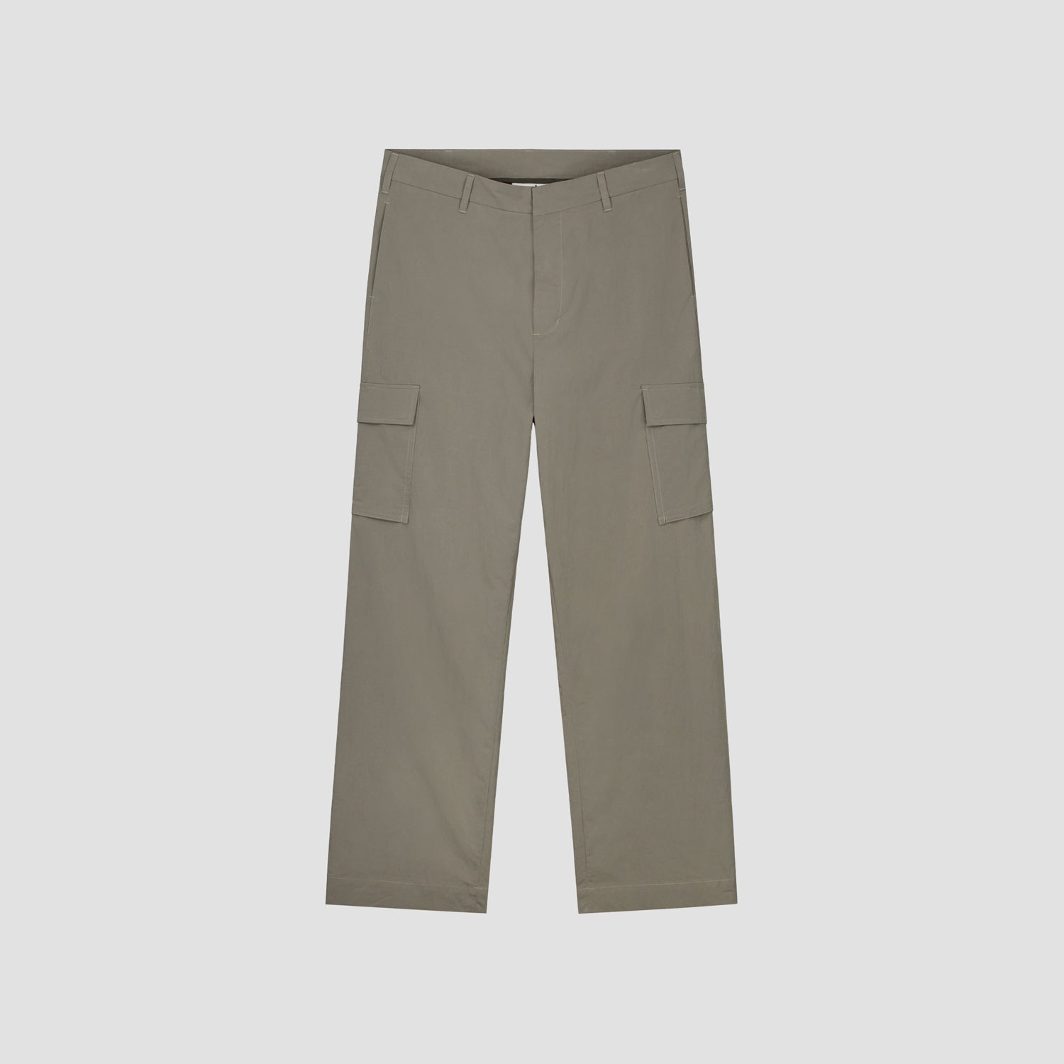 Nylon Cargo Pants - Grey