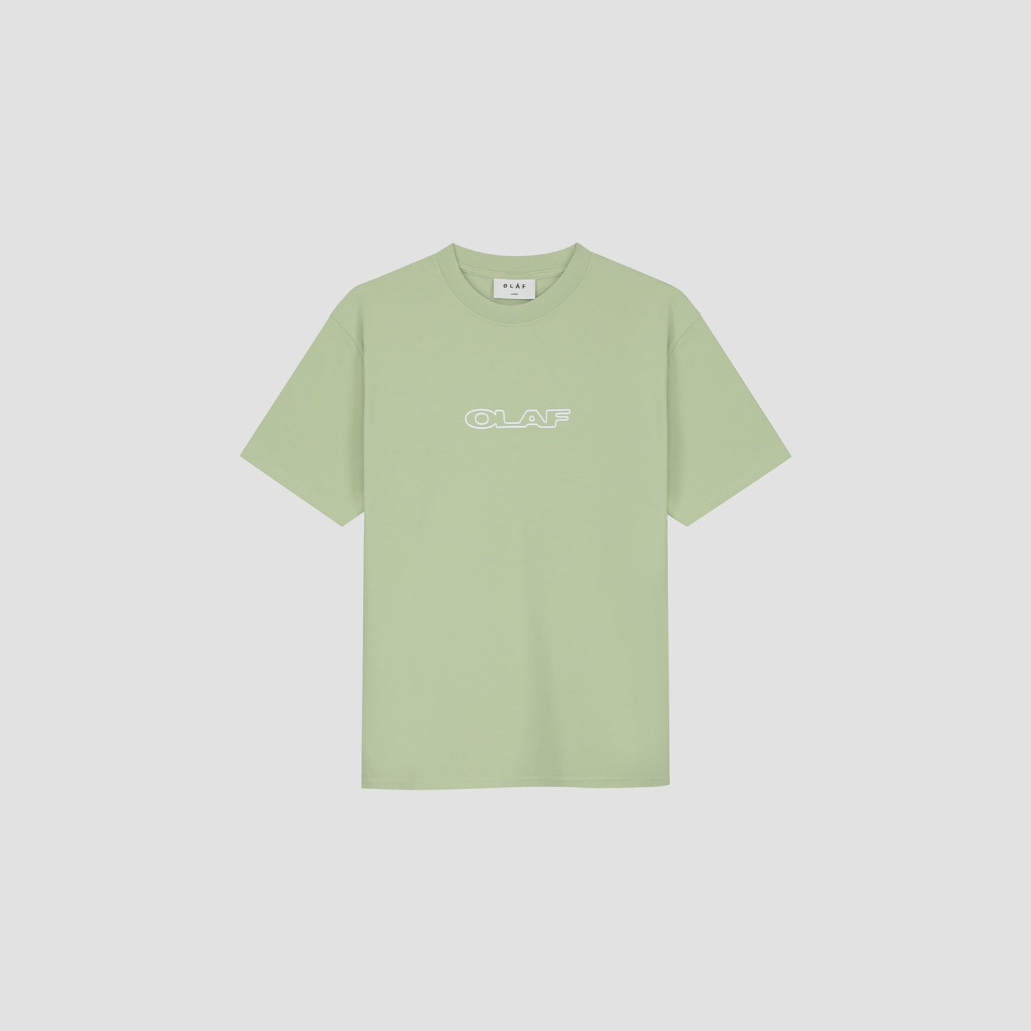 Drift Outline Tee - Washed Green – ØLÅF