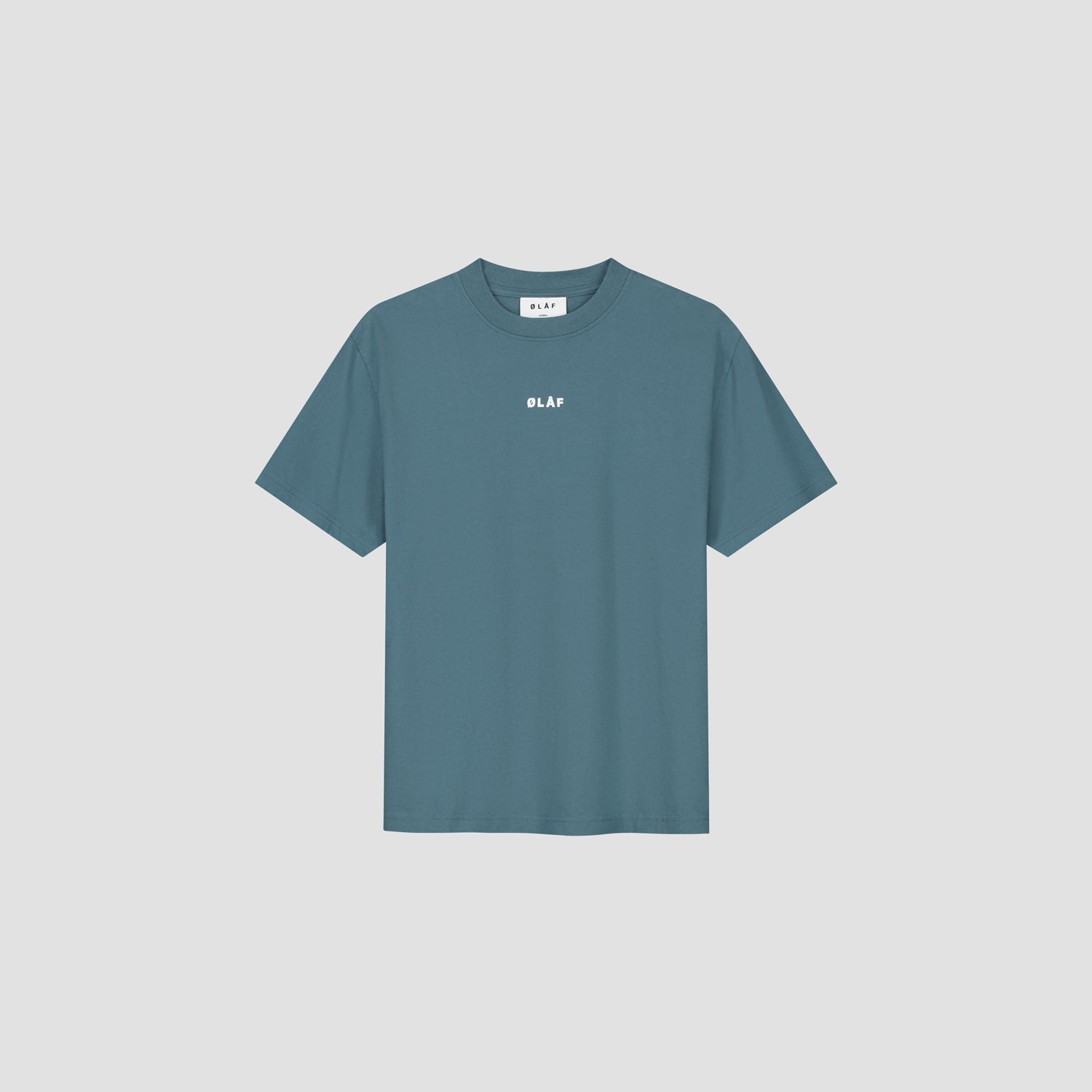 Block Tee - Steel Blue