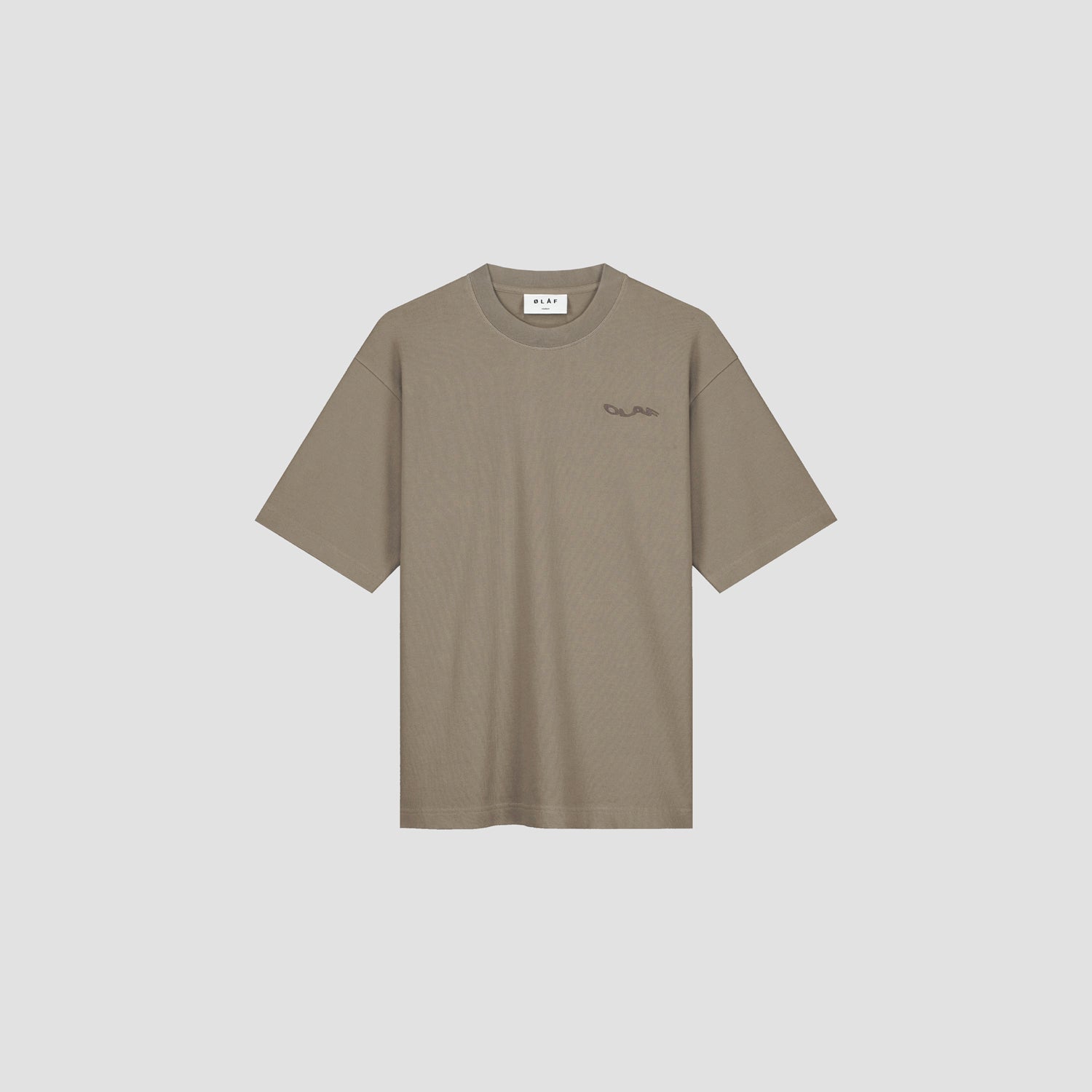 Wavy Drift Embro Tee - Cedar Brown