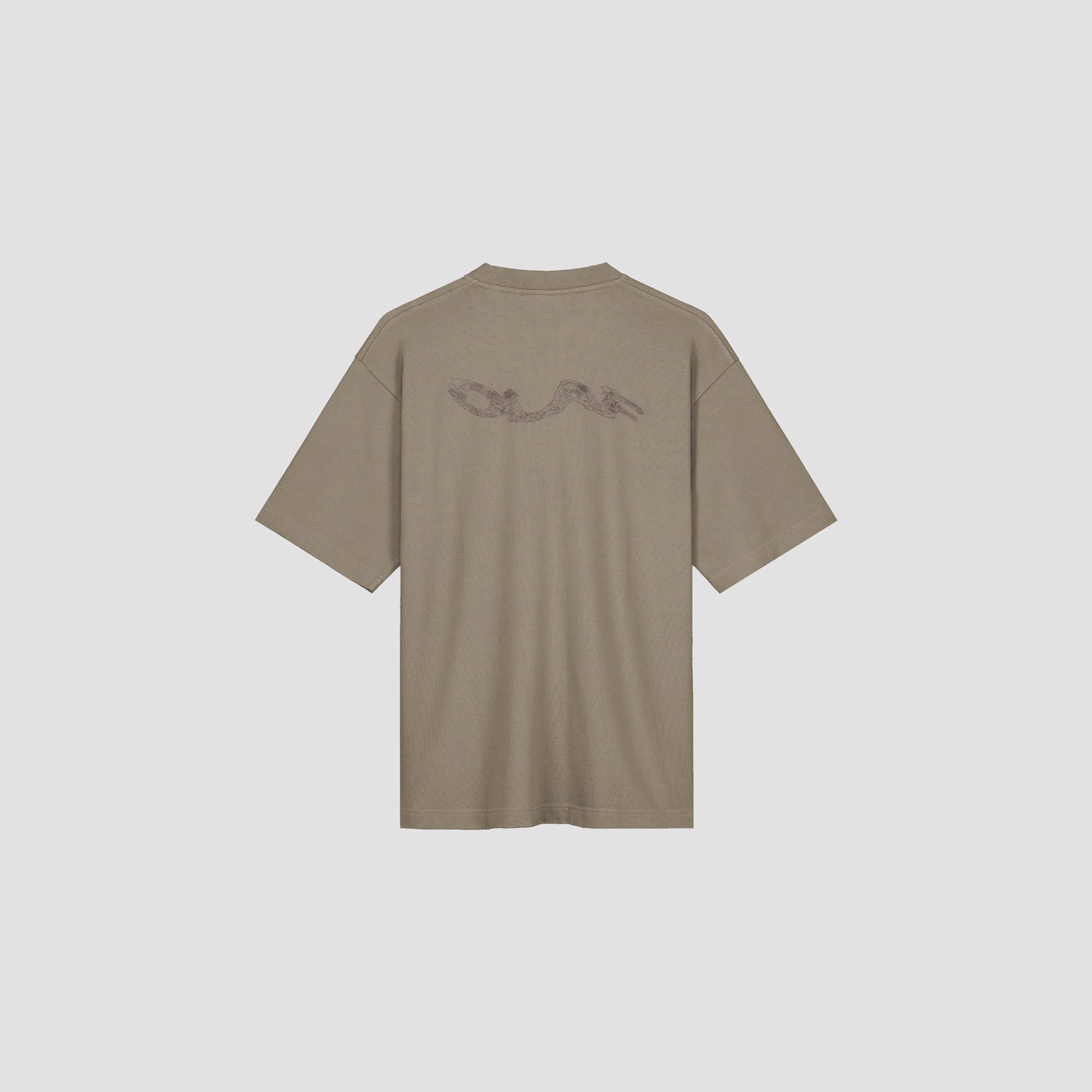 Wavy Drift Embro Tee - Cedar Brown