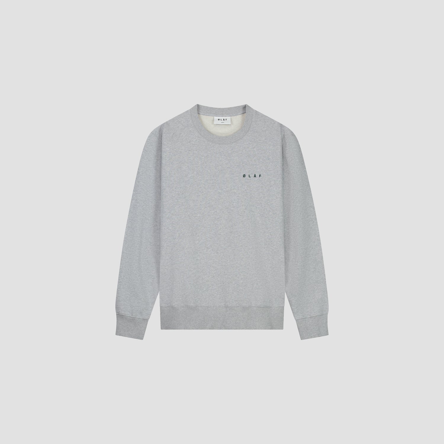 Scribble Face Crewneck - Heather Grey