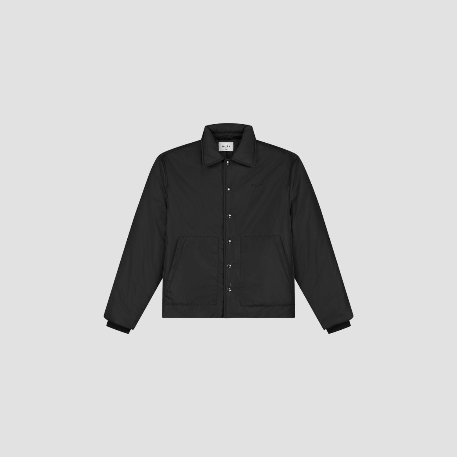 Padded Coach Jacket - Black