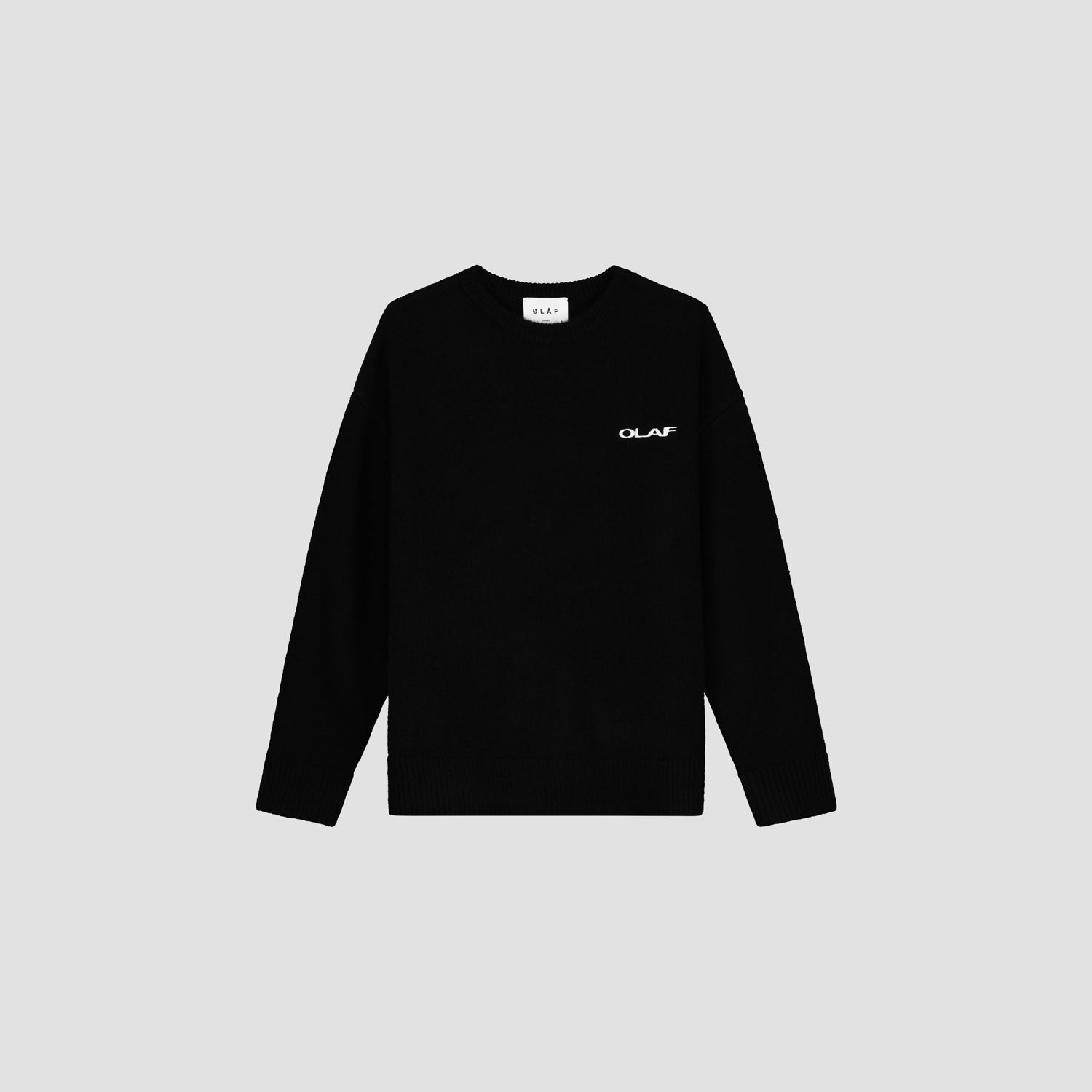 Drift Knitted Crewneck - Black