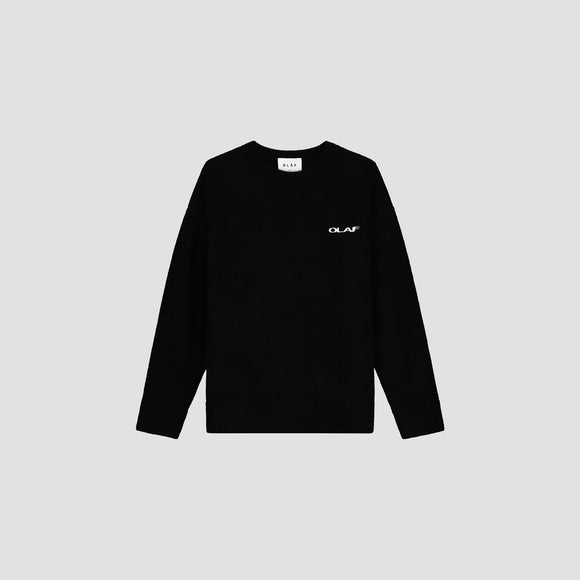 Drift Knitted Crewneck - Black