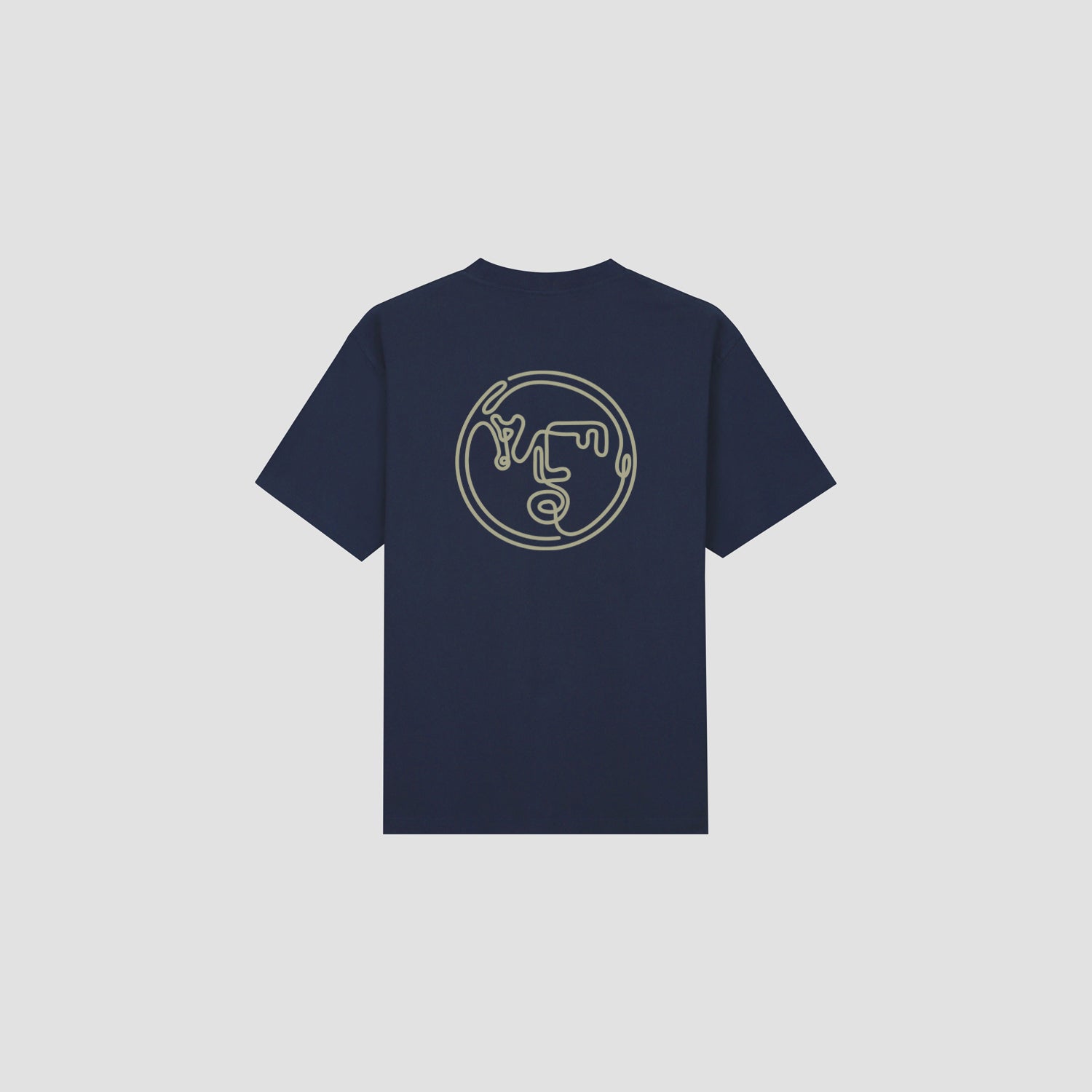 Nostalgia Face Tee - Navy