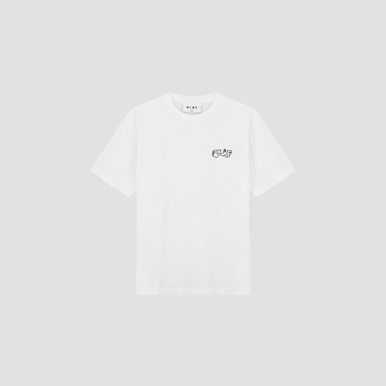 Script Tee - Optical White