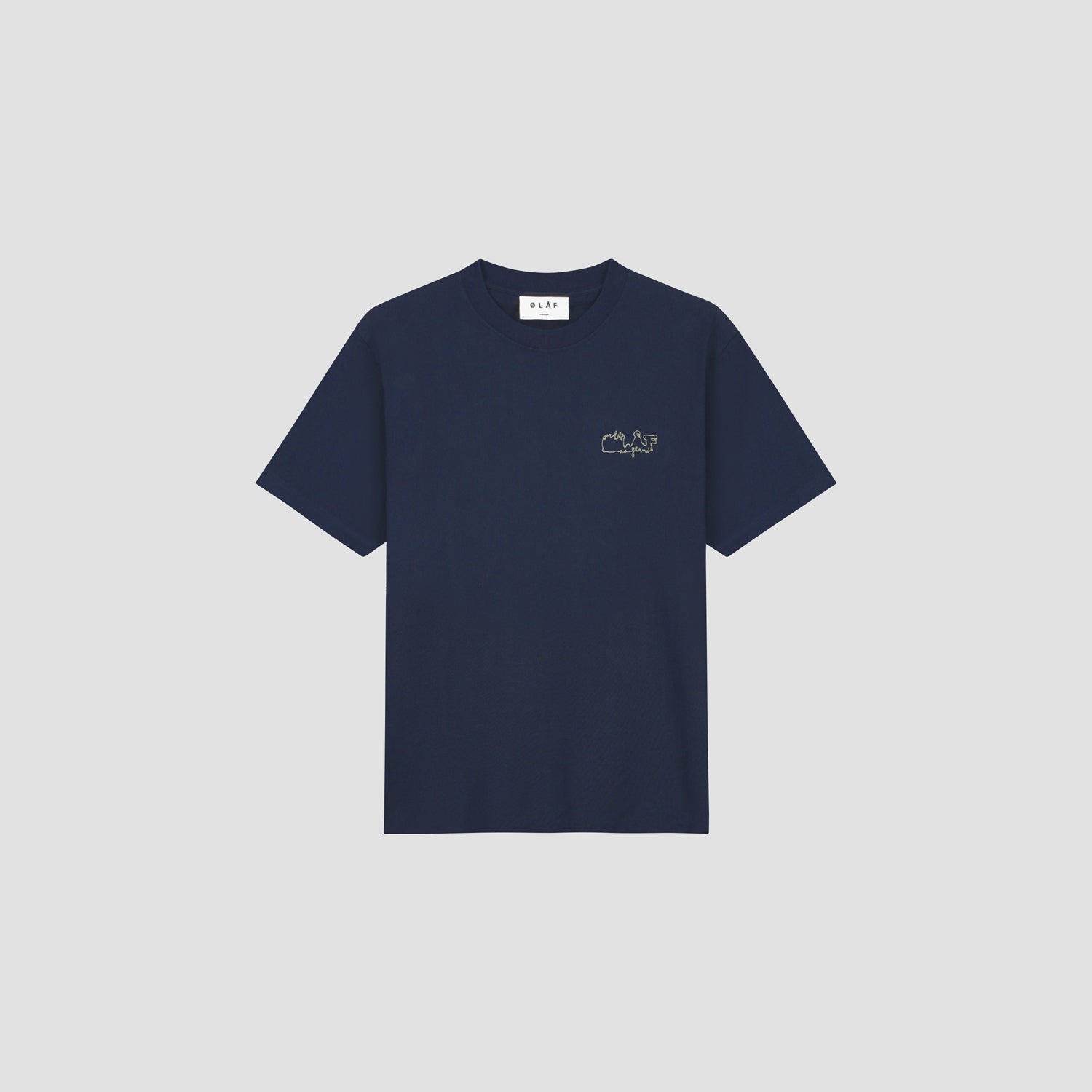 Skyline Logo Tee - Navy