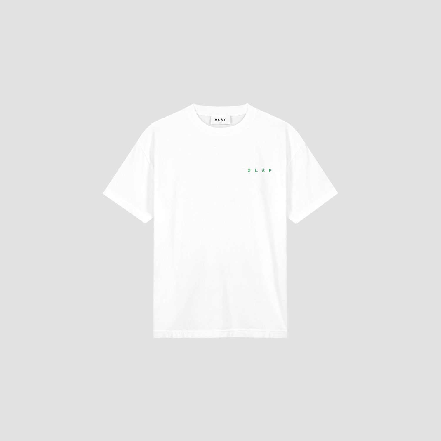 Spiral Face Tee - Optical White