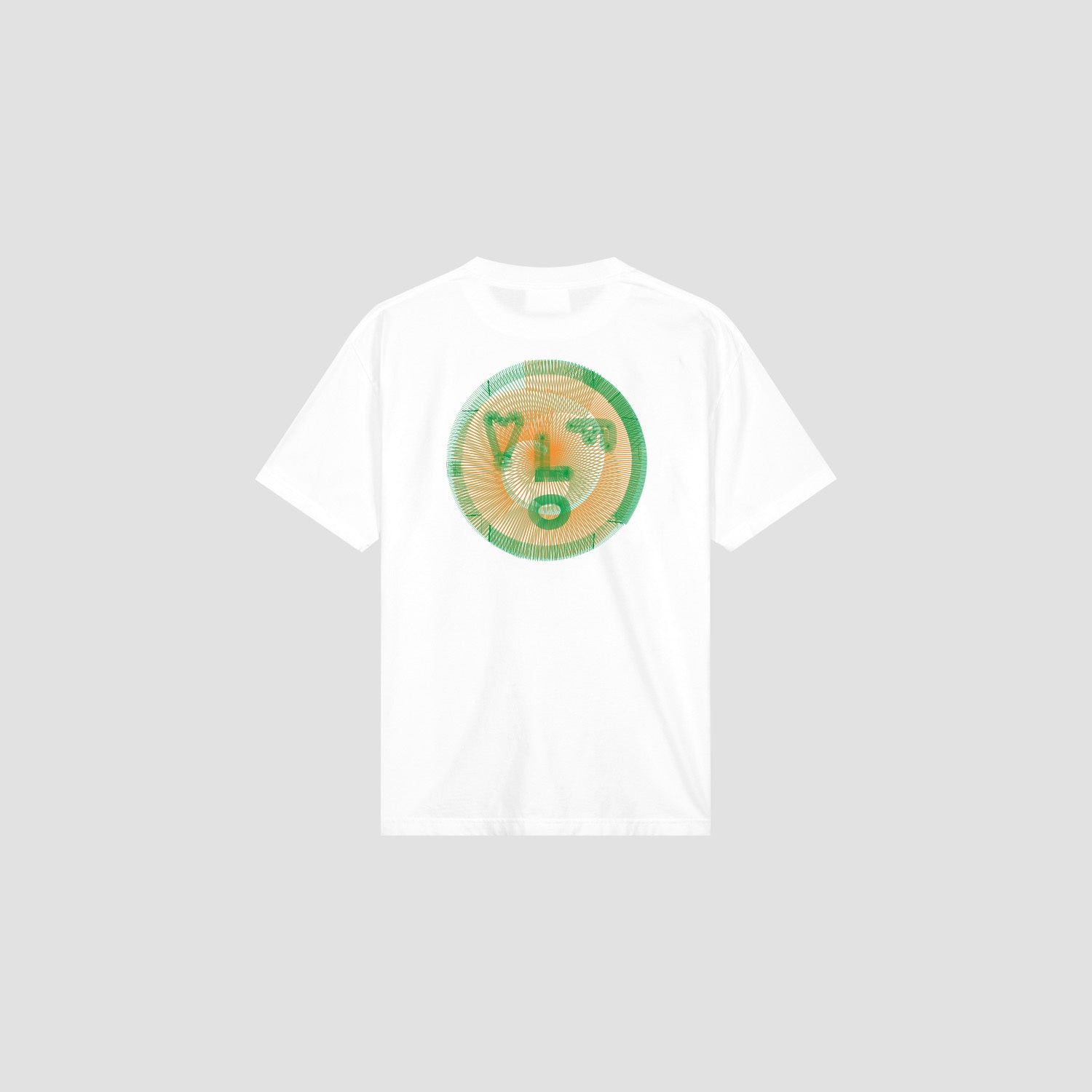 Spiral Face Tee - Optical White