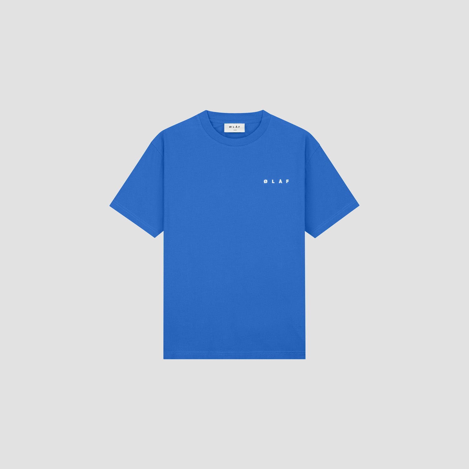 Ink Logo Tee - Bright Blue