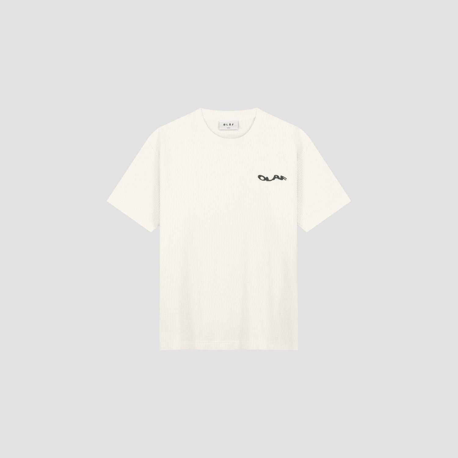 Wavy Drift Waffle Tee - Off White