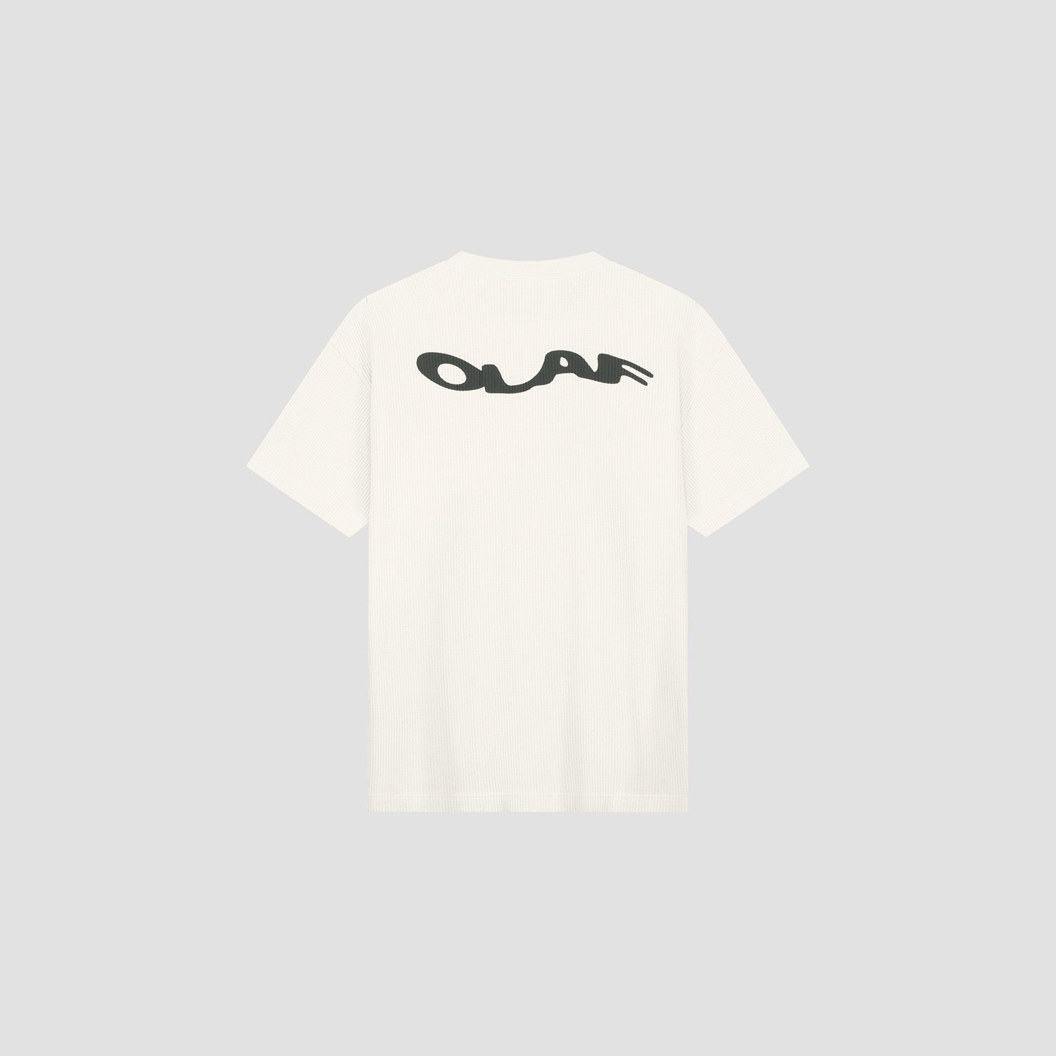 Wavy Drift Waffle Tee - Off White