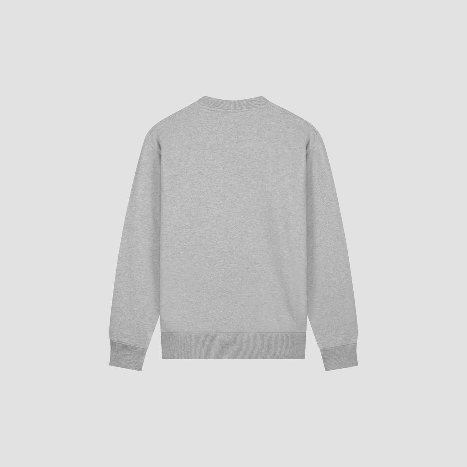 Block Crewneck - Heather Grey