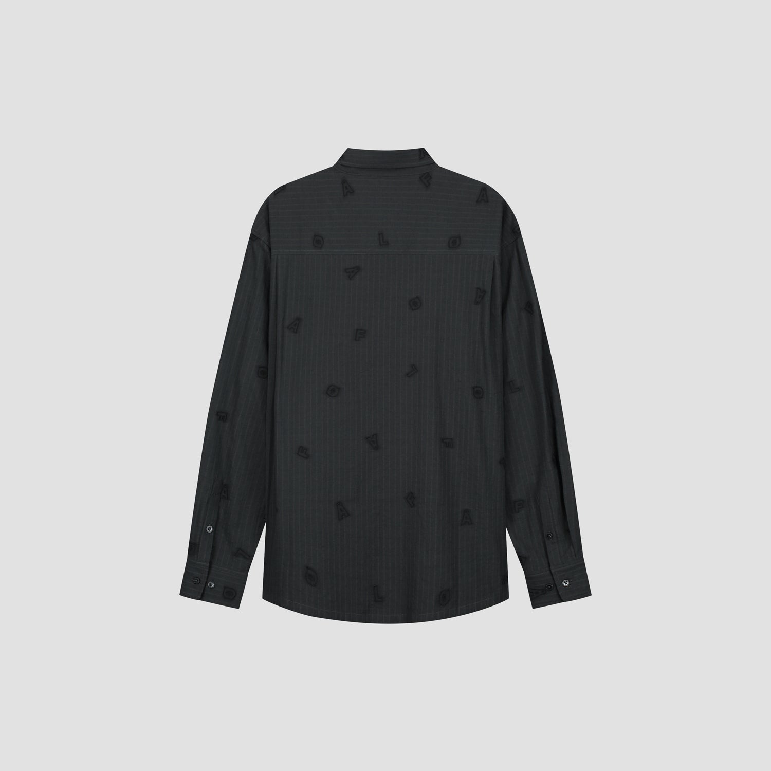 Embro Logo Stripe Shirt - Black / Grey