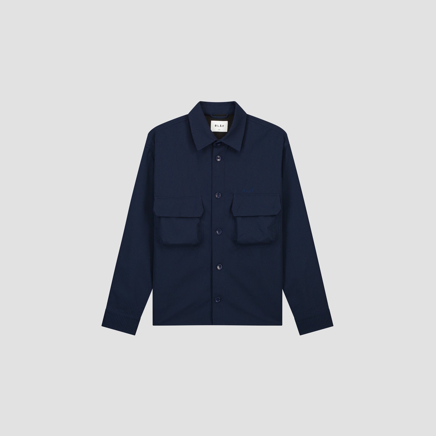 Bonded Pocket Overshirt - Navy