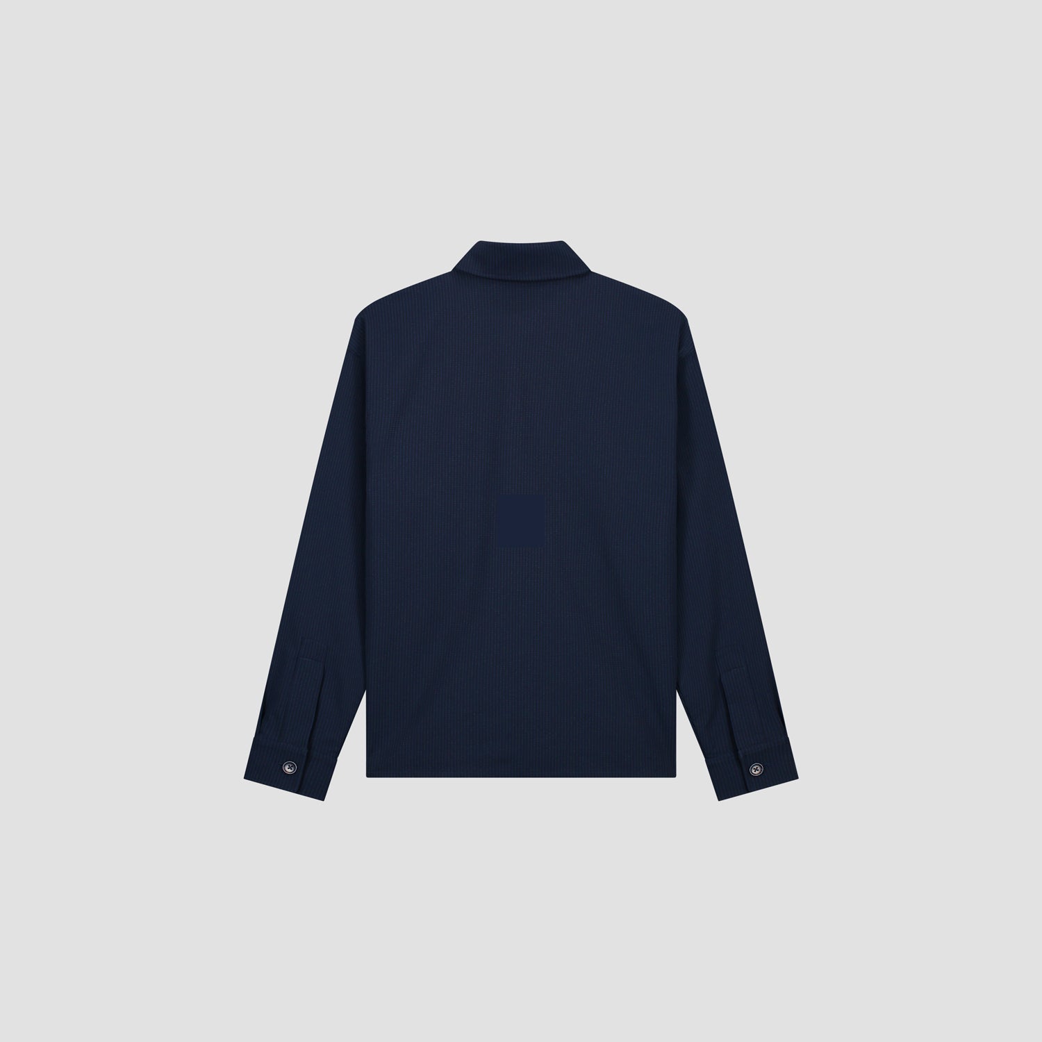 Bonded Pocket Overshirt - Navy