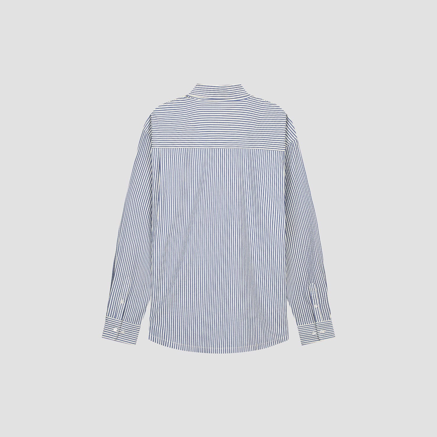 Stain Logo Stripe Shirt - Blue Stripe