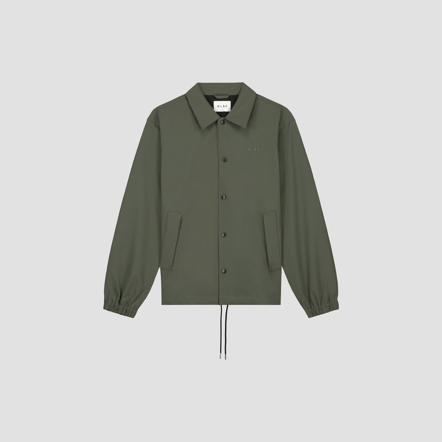 Bonded Ripstop Coach Jacket - Grey Green