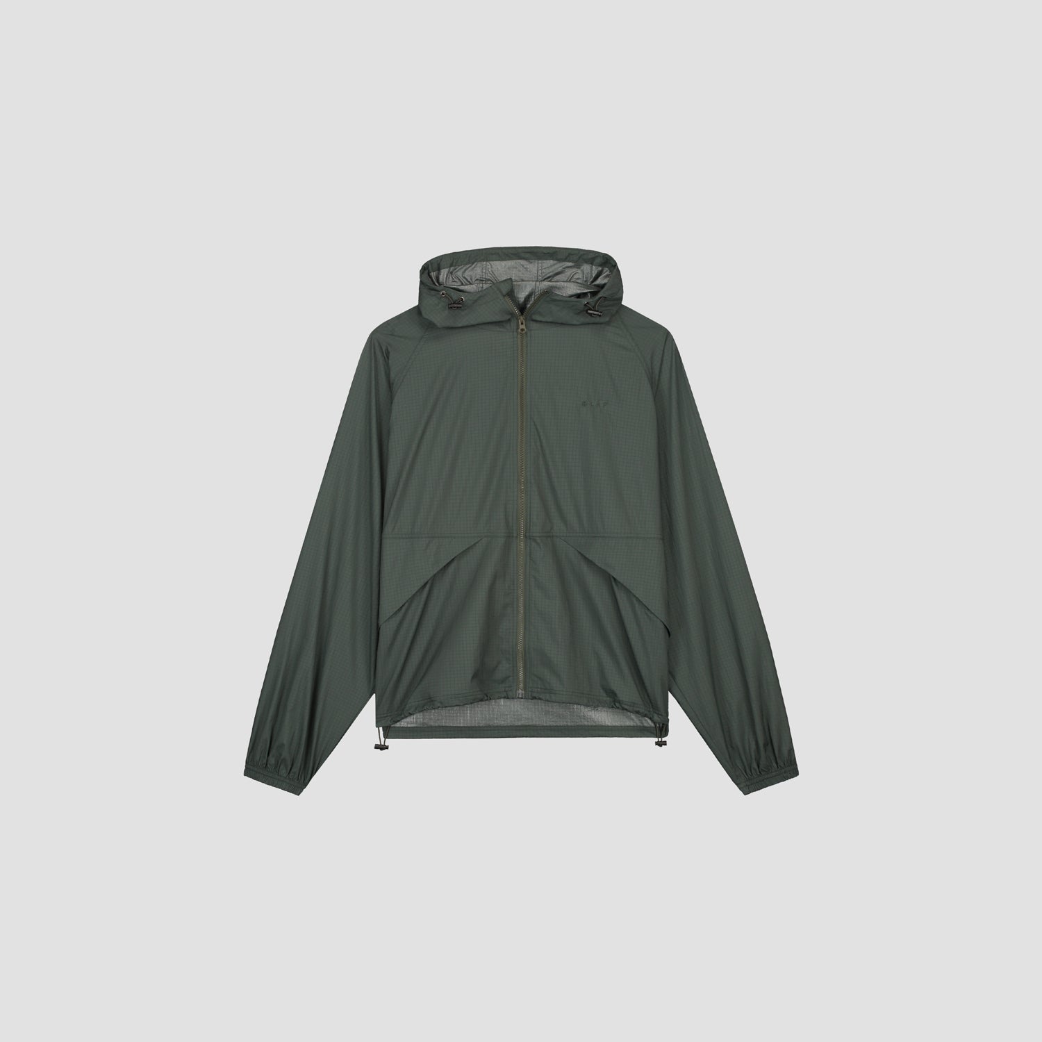 Hooded Windbreaker - Asphalt Grey