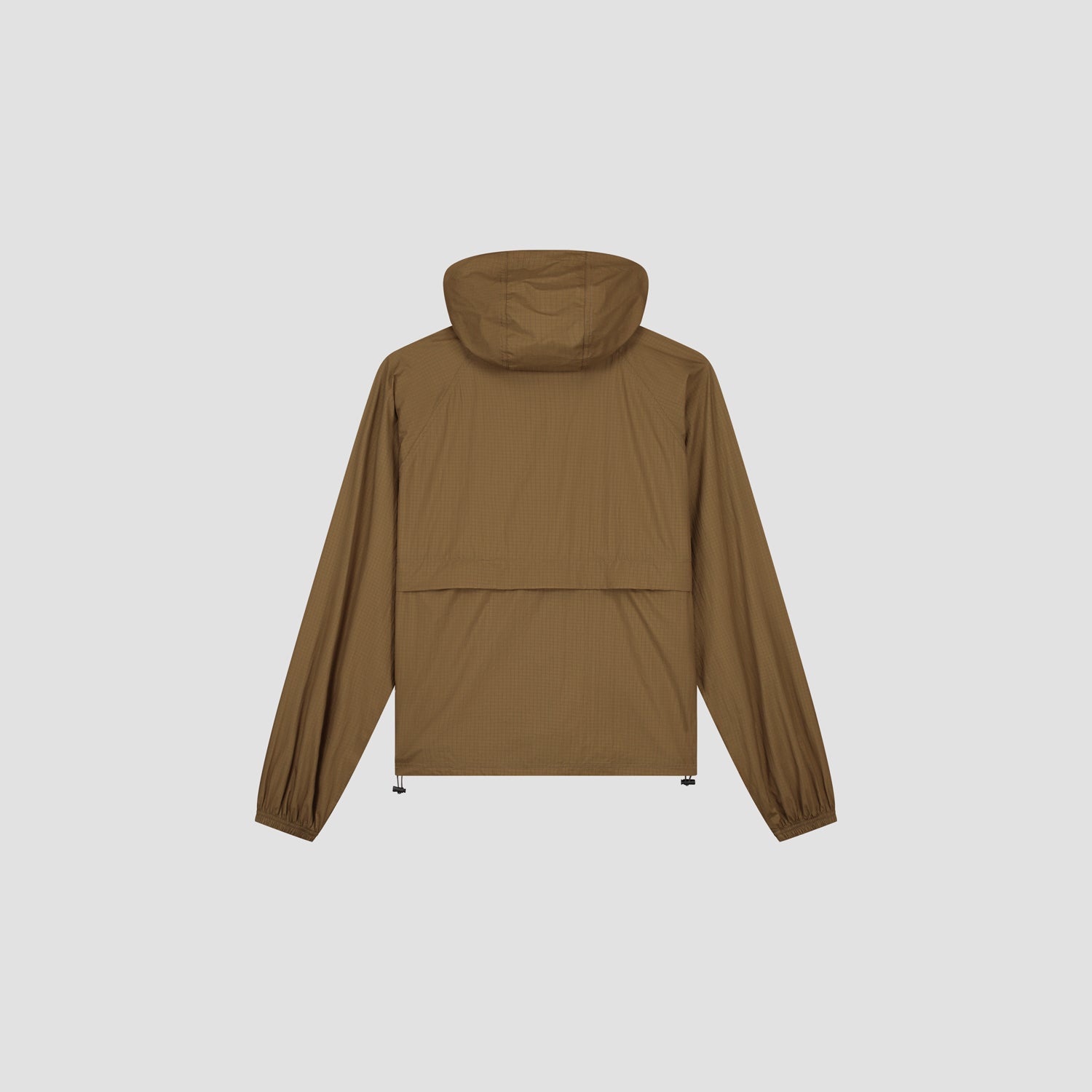 Hooded Windbreaker - Moss Brown