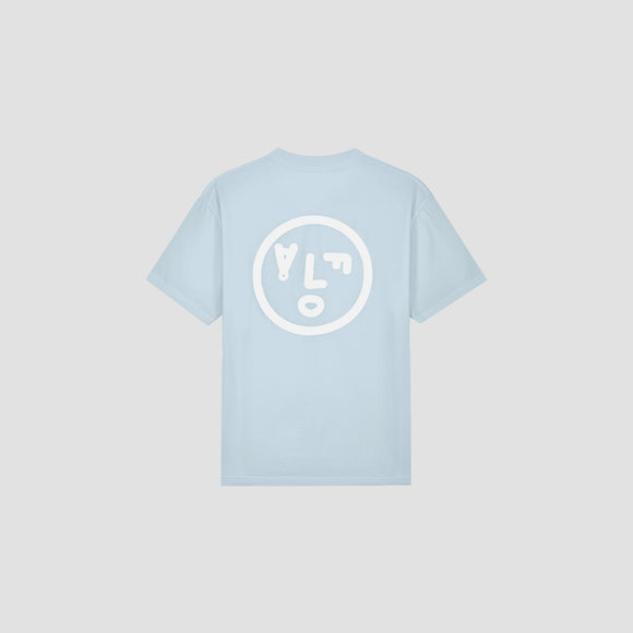 Face Tee - Baby Blue