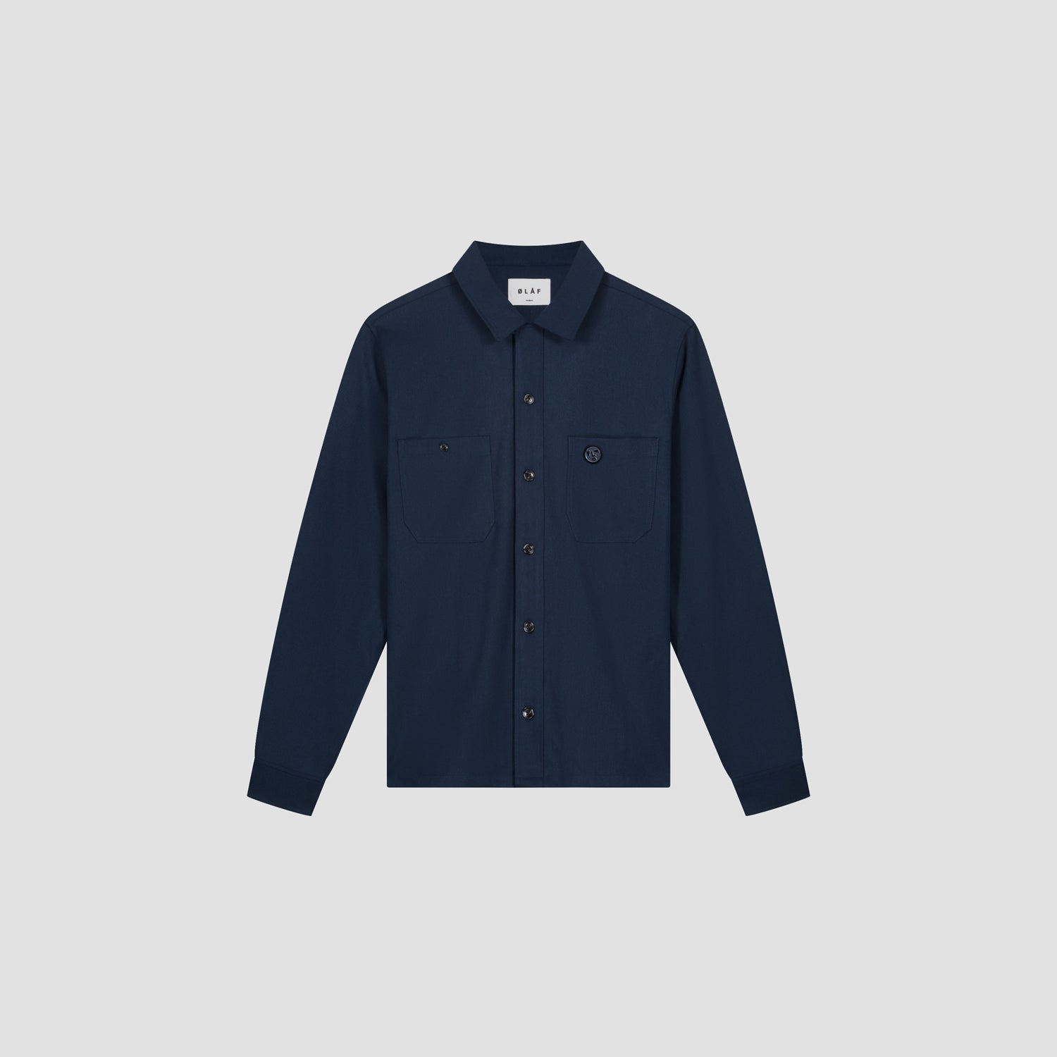 Classic Flannel Shirt - Navy